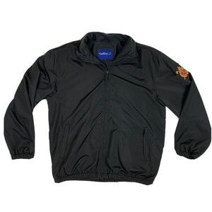 Myrtle Beach Golf Mens Size Large Jacket With Pine Lakes Black Waterproof Logo